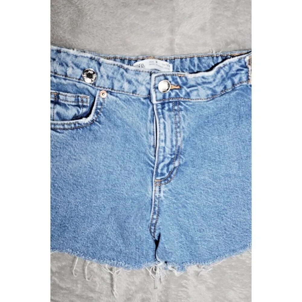 ZARA Kids Girls Denim Skort Skirt Waist size 8